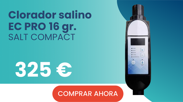 Clorador salino SALT COMPACT EC PRO 16 gr.