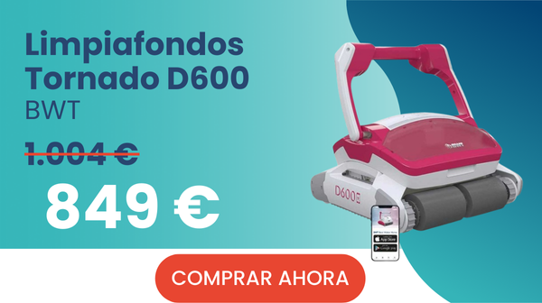 Limpiafondos Eléctrico BWT Tornado D600