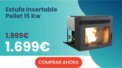 Estufa Insertable Pellet 15Kw