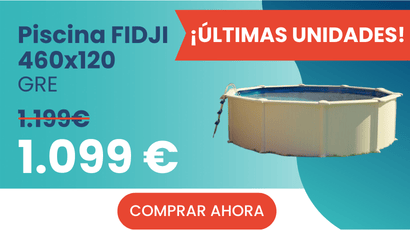 Piscina Acero Blanco Fidji Redonda 460 X 120cm - Gre