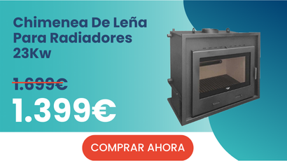 Chimenea De Leña Para Radiadores 23Kw
