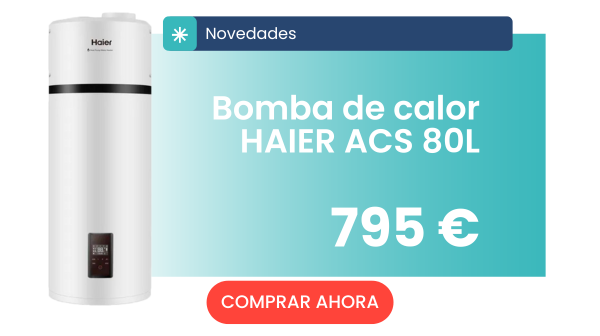 Bomba de calor HAIER ACS 80L.